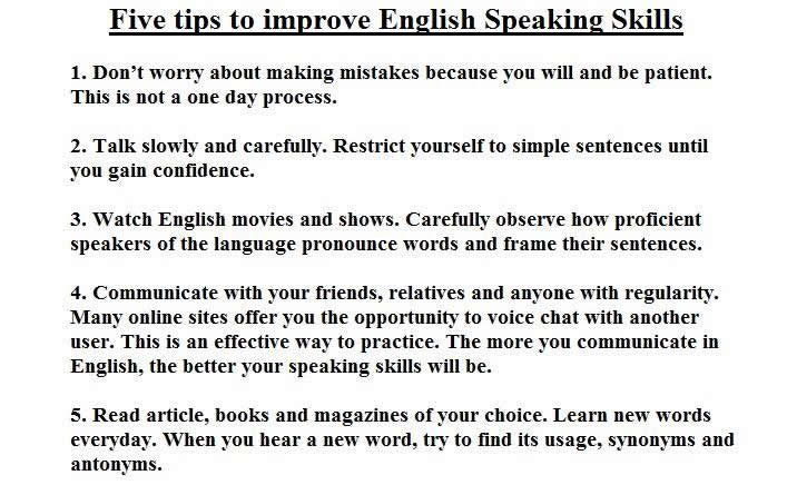 Thesis on english speaking skill