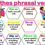 clothes phrasal  verbs