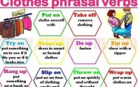 clothes phrasal  verbs
