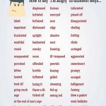 how to say angry in different ways