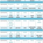 Very important Synonym and antonym Word List