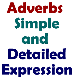 Adverbs – Simple and Detailed Expression