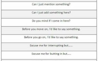 different ways to interrupt someone