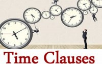 time clauses