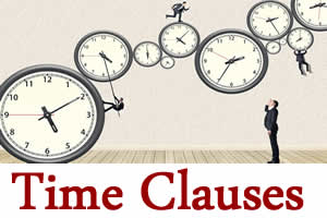 Time Clauses – English Grammar