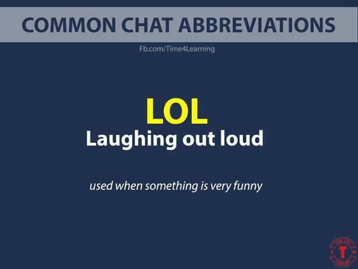 Chat abbreviations