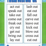 Phrasal verbs with out